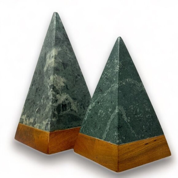 Threshold Studio McGee Marble and Wood Christmas Green Large - Target 2023 - Picture 6 of 7